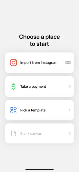 Universe onboarding screen